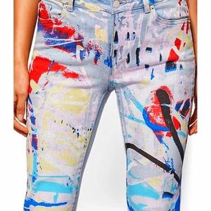 Graffiti Boyfriend Jeans
